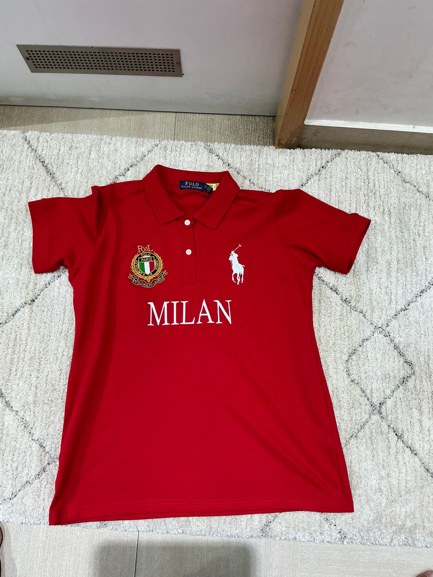 Ladies collar tshirt (XXL)