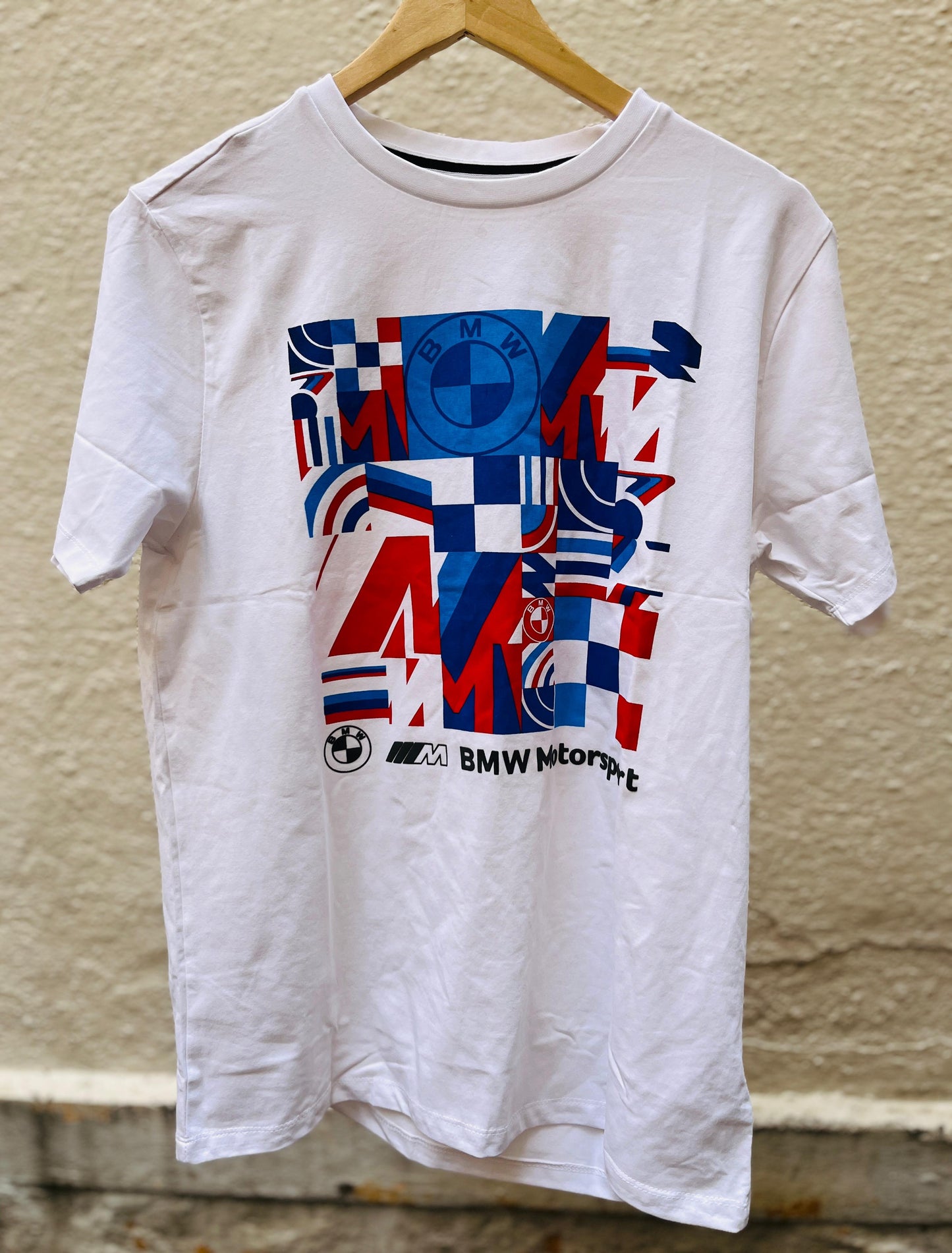 Mens round neck T-shirts bmw