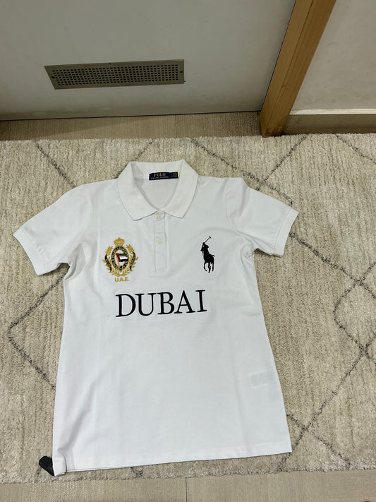 Ladies collar tshirt (L)