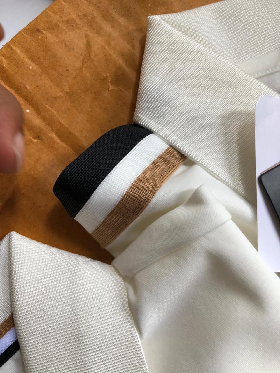 Men’s collar Tshirt white